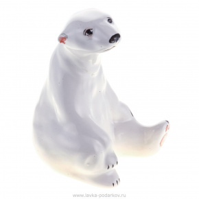 Фарфоровая статуэтка "Белый медведь", фотография 0. Интернет-магазин ЛАВКА ПОДАРКОВ