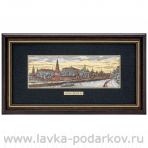 Офорт цветной "Вид на Кремль с Б.Каменного моста" 35х72 см