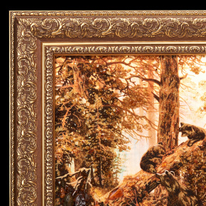 Картина янтарная "Три медведя", фотография 0. Интернет-магазин ЛАВКА ПОДАРКОВ