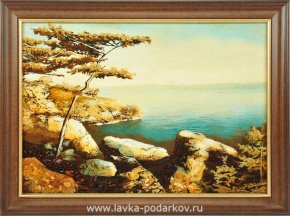 Янтарная картина «На берегу», фотография 0. Интернет-магазин ЛАВКА ПОДАРКОВ