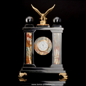 Часы из натурального камня «Орел» Златоуст, фотография 0. Интернет-магазин ЛАВКА ПОДАРКОВ
