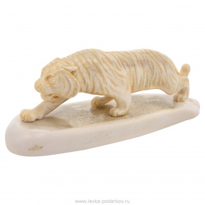 Скульптура из кости "Тигр", фотография 0. Интернет-магазин ЛАВКА ПОДАРКОВ