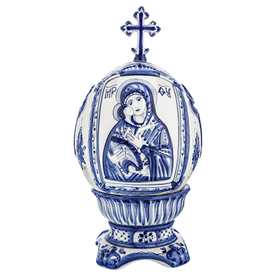 Пасхальные яйца Гжель