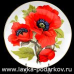 Коллекционная тарелка "Цветы" в ассортименте