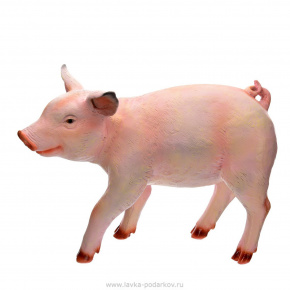 Скульптура интерьерная "Свинка", фотография 0. Интернет-магазин ЛАВКА ПОДАРКОВ