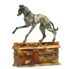Скульптура собаки "Борзая", фотография 0. Интернет-магазин ЛАВКА ПОДАРКОВ