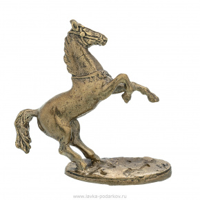 Бронзовая статуэтка "Конь на дыбах", фотография 0. Интернет-магазин ЛАВКА ПОДАРКОВ