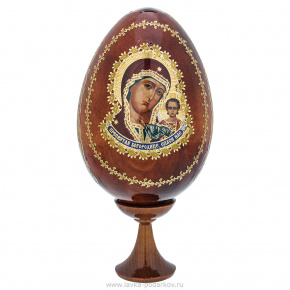 Яйцо пасхальное на подставке "Пресвятая Богородица", фотография 0. Интернет-магазин ЛАВКА ПОДАРКОВ