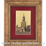 Картина "Виды Москвы" сусальное золото(в ассортименте)