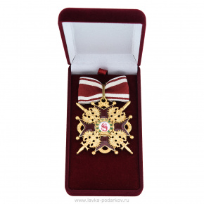 Крест ордена Святого Станислава 2-й степени, фотография 0. Интернет-магазин ЛАВКА ПОДАРКОВ