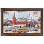 Картина на бересте "Кремль" 45х29 см