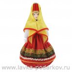 Фарфоровая кукла "Женщина в традиционном летнем костюме"