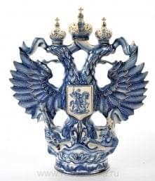 -1л Фарфор ШТОФ "Орел" 1л в комплекте 