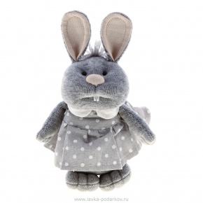 Авторская текстильная игрушка "Кролик в платье", фотография 0. Интернет-магазин ЛАВКА ПОДАРКОВ