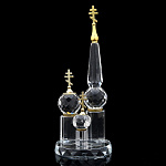   Лазерная графика Собор трехкупольный  на подставке5*12см