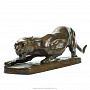 Бронзовая статуэтка "Крадущаяся пантера", фотография 1. Интернет-магазин ЛАВКА ПОДАРКОВ