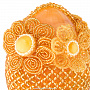 Пасхальное яйцо из янтаря с бисером "Корзинка с цветами", фотография 4. Интернет-магазин ЛАВКА ПОДАРКОВ