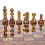 Шахматы с инкрустацией и фигурами из янтаря "Камелот" 45х45 см, фотография 2. Интернет-магазин ЛАВКА ПОДАРКОВ