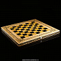 Шахматы с инкрустацией из янтаря и янтарными фигурами "Арабески-Тина", фотография 4. Интернет-магазин ЛАВКА ПОДАРКОВ