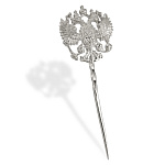 19011 Заколка "Орел" Серебро 925 