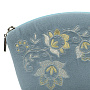 Косметичка бархатная с вышивкой "Весеннее настроение". Голубая, фотография 5. Интернет-магазин ЛАВКА ПОДАРКОВ