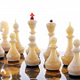 Шахматы с инкрустацией и фигурами из янтаря "Олива" 56х56 см, фотография 9. Интернет-магазин ЛАВКА ПОДАРКОВ