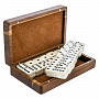 Домино в резной дубовой шкатулке "Родина Мать", фотография 1. Интернет-магазин ЛАВКА ПОДАРКОВ