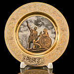 0021787 Златоуст Блюдце d-140мм "СПАССКАЯ БАШНЯ" на подставке в ПУ (17)