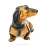 Фарфоровая статуэтка "Собака Такса", фотография 2. Интернет-магазин ЛАВКА ПОДАРКОВ