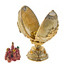 Пасхальное яйцо-шкатулка "Храм Василия Блаженного". Традиции Фаберже, фотография 3. Интернет-магазин ЛАВКА ПОДАРКОВ