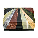 200388/2010 Нат.камень ШКАТУЛКА МОЗАИКА 170*120*80 мм