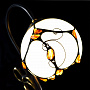 Лампа настольная из янтаря "Тюльпан малый"  (бронза), фотография 2. Интернет-магазин ЛАВКА ПОДАРКОВ
