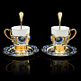 Кофейный сервиз на 2 персоны "Лазурит". Златоуст, фотография 6. Интернет-магазин ЛАВКА ПОДАРКОВ