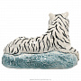 Скульптура из керамики "Белый тигр", фотография 3. Интернет-магазин ЛАВКА ПОДАРКОВ