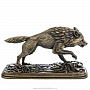 Бронзовая скульптура "Волк", фотография 1. Интернет-магазин ЛАВКА ПОДАРКОВ