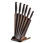 3462 Златоуст Набор кухонных ножей на подставке в ПУ