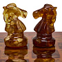 Шахматы с янтарными фигурами 28х28 см, фотография 6. Интернет-магазин ЛАВКА ПОДАРКОВ