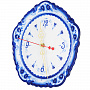 Часы настенные "Звезда". Гжель, фотография 4. Интернет-магазин ЛАВКА ПОДАРКОВ