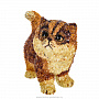 Скульптура из янтаря "Кот", фотография 3. Интернет-магазин ЛАВКА ПОДАРКОВ