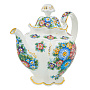 Чайник "Семейный". Гжель в цвете, фотография 2. Интернет-магазин ЛАВКА ПОДАРКОВ