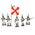 Оловянная миниатюра. Набор солдатиков "Аустерлиц"