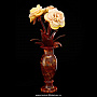 Цветы в вазе (янтарь), фотография 3. Интернет-магазин ЛАВКА ПОДАРКОВ