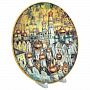 Тарелка сувенирная "Золотые купола", фотография 2. Интернет-магазин ЛАВКА ПОДАРКОВ