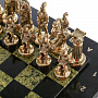 Шахматы из натурального камня с бронзовыми фигурами "Римские" 41х41 см, фотография 10. Интернет-магазин ЛАВКА ПОДАРКОВ