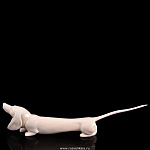  Изделия из кости Скульптура "Такса" Клык моржа, А876