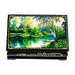 200642 Шкатулка  ПЕЙЗАЖ ЛЕТО, 9*5*3 см