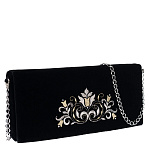 -ВЫВОД2000356923334 Сумка "Комплимент" бархат+креп (атлас) Разм. 12*26*2 Мод. 477 1878 АР, (Т