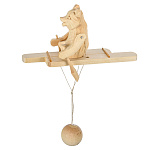 0020649 Богородская ИГРУШКА Медведь на плоту