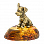 Статуэтка с янтарем "Собака чихухуа в кофте", фотография 2. Интернет-магазин ЛАВКА ПОДАРКОВ