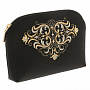 Косметичка с вышивкой. Черная, фотография 4. Интернет-магазин ЛАВКА ПОДАРКОВ